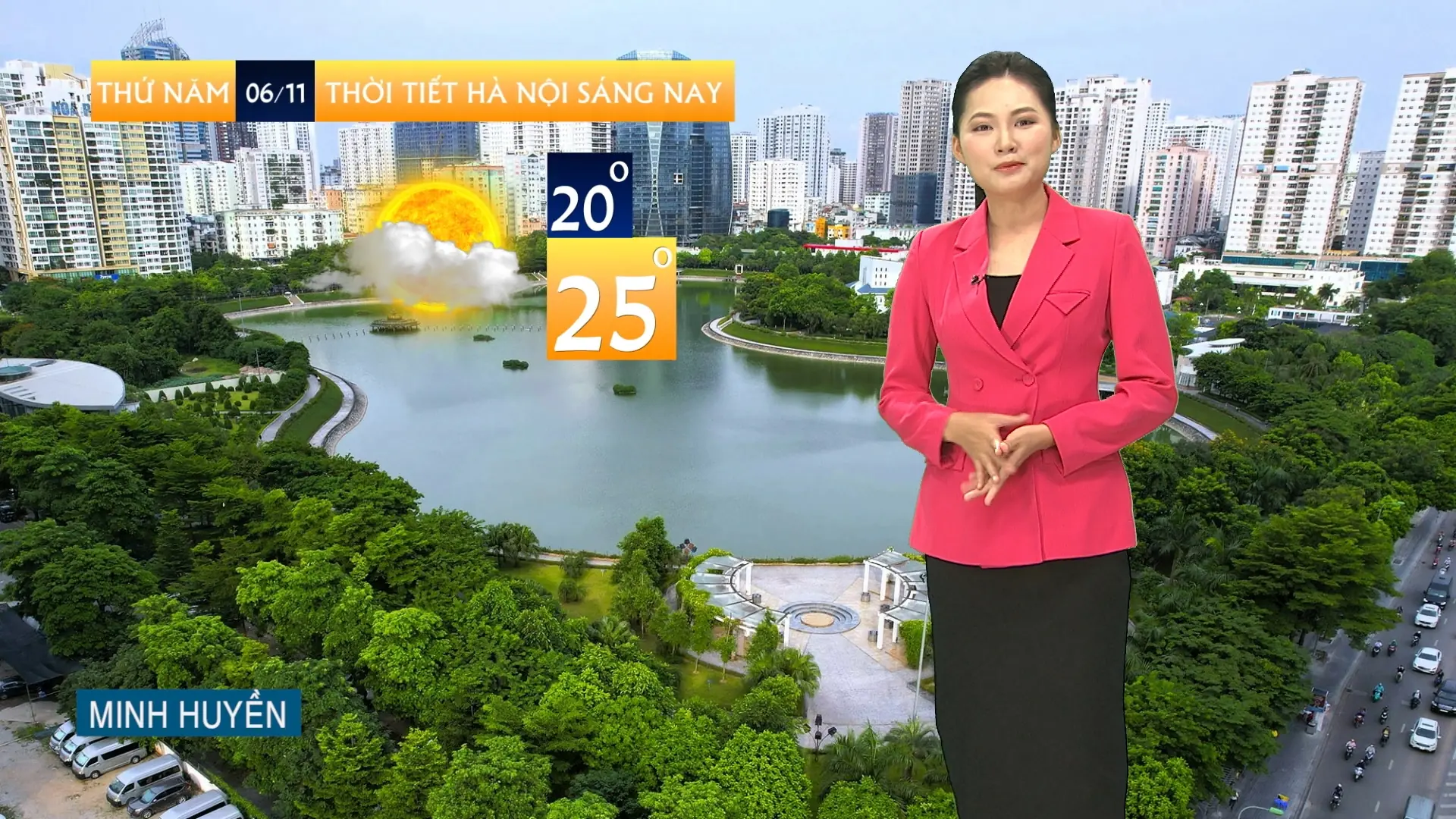 Dự báo thời tiết trưa | 06/11/2025